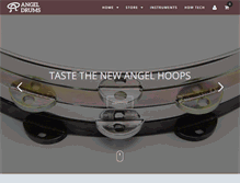 Tablet Screenshot of angeldrums.com